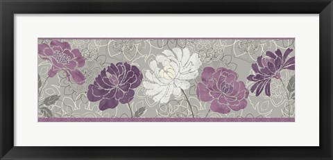 Framed Morning Tones Purple III Print