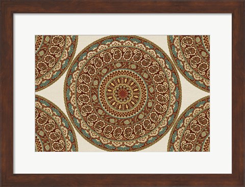 Framed Mandala Road I Print