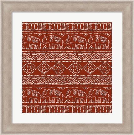 Framed Batik Pattern IM Print