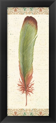 Framed Feather Tales VI Print