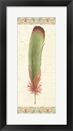 Framed Feather Tales VI Print