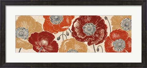 Framed Poppys Touch IV Print