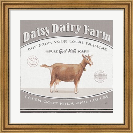 Framed Vintage Farm IV Print