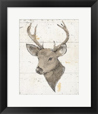 Framed Wild and Beautiful II with Brown Print