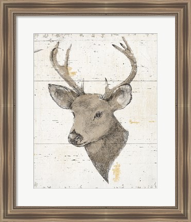 Framed Wild and Beautiful II with Brown Print