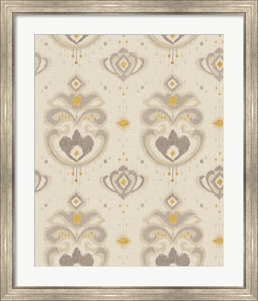 Framed Ikat Beauty Patterns Print