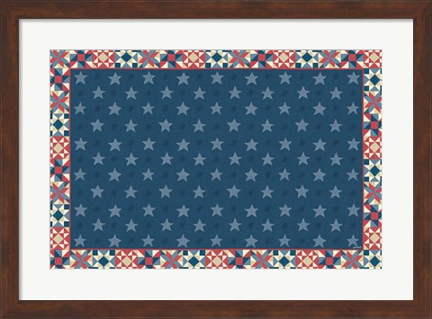 Framed American Country VIII Print