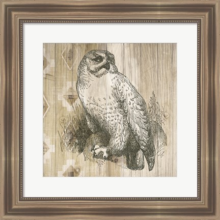 Framed Natural History Lodge II Print