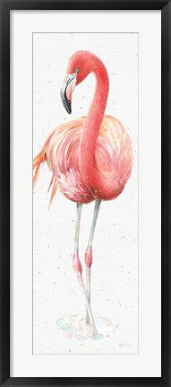 Framed Gracefully Pink VI Print