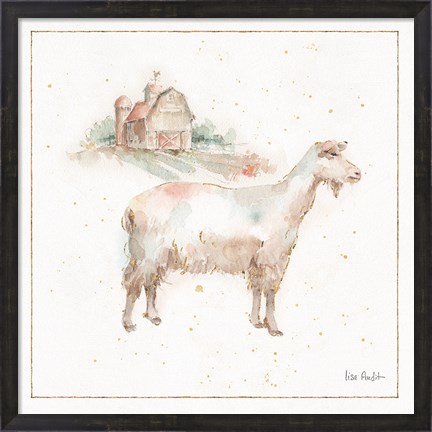 Framed Farm Friends VII Print