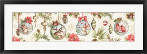 Framed Woodland Holiday VI Print