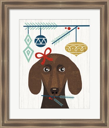 Framed Holiday on Wheels XV Print