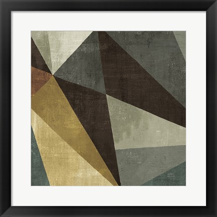 Framed Triangulawesome Square I Print