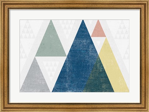 Framed Mod Triangles I Soft Print