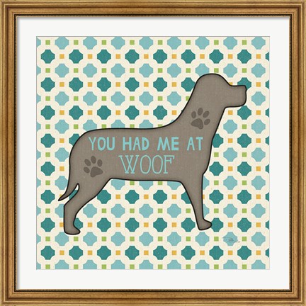 Framed Doggy Sayin III Print