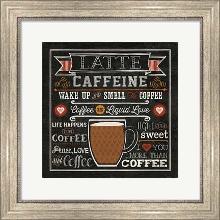 Framed Java Talk II Print