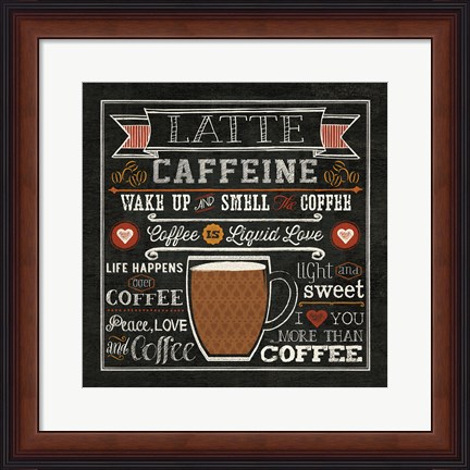 Framed Java Talk II Print