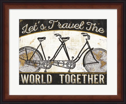 Framed Worldride III Print