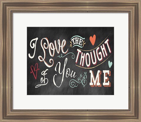 Framed You and Me I Color Print