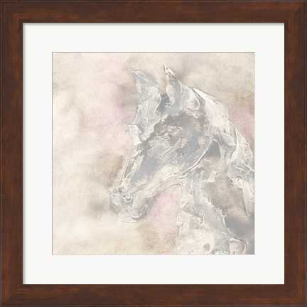 Framed Gray Head IV Print