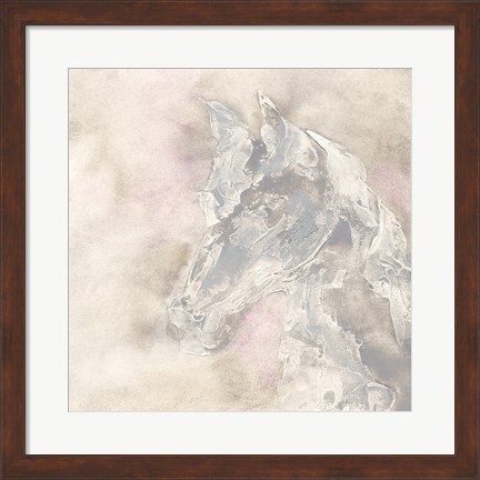 Framed Gray Head IV Print