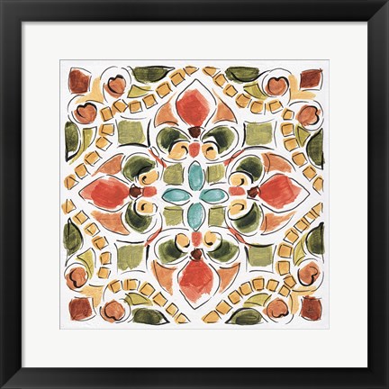 Framed Tuscan Breeze VII Print