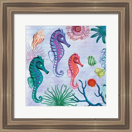 Framed Tropical Underwater II Print