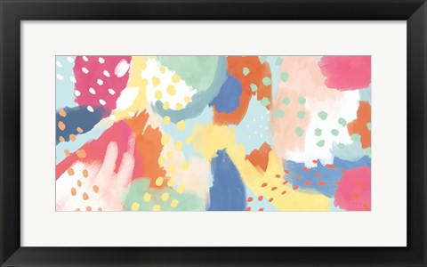 Framed Bright Life III Print