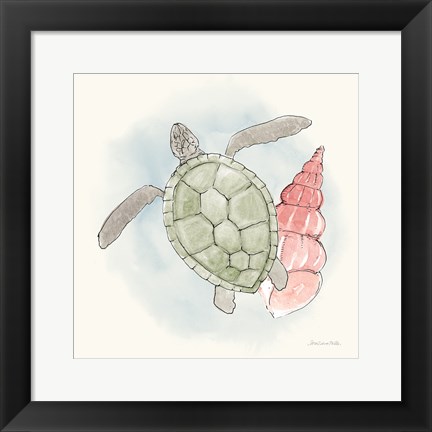 Framed Sea Life IV Print