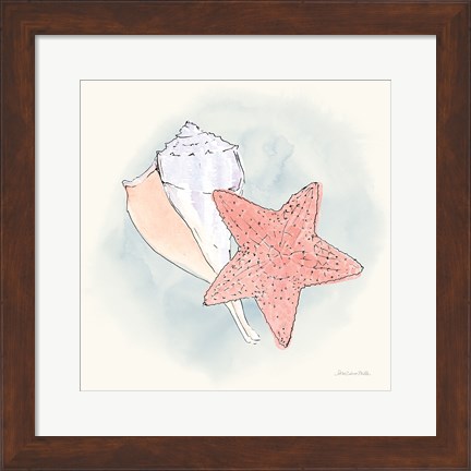 Framed Sea Life II Print