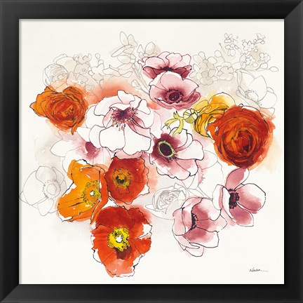 Framed Fall Fleurs Print