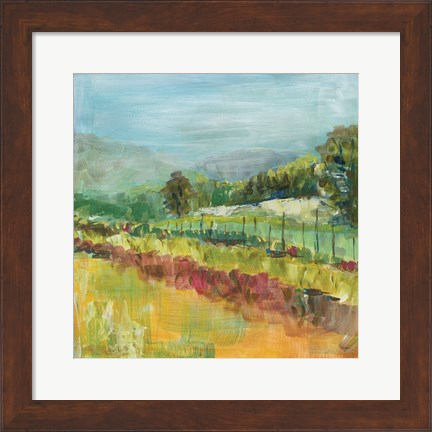 Framed Mountain Garden Print