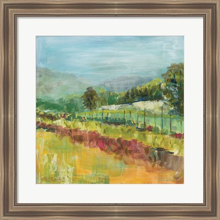 Framed Mountain Garden Print