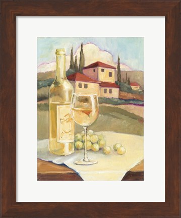 Framed Vino Veneto no Border Print