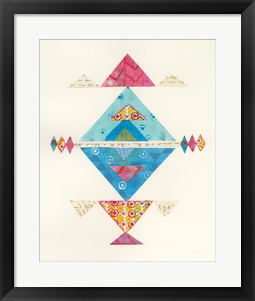 Framed Modern Abstract Design II Print