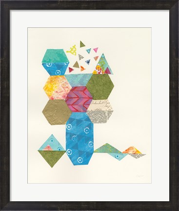 Framed Modern Abstract Design I Print