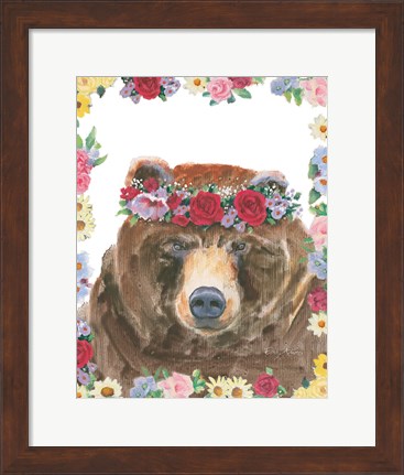 Framed Flower Friends VII Print