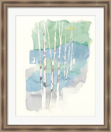 Framed Aspens II v2 Print