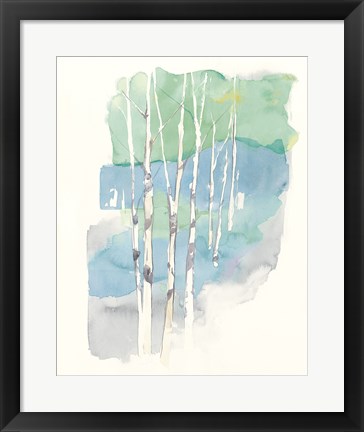 Framed Aspens II v2 Print