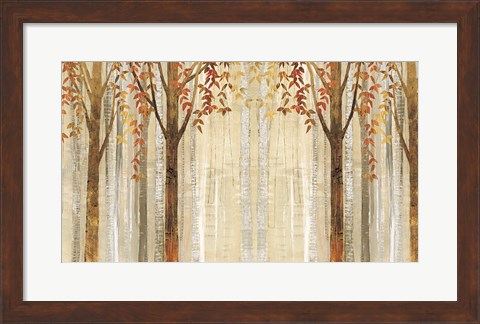 Framed Down to the Woods Autumn Print