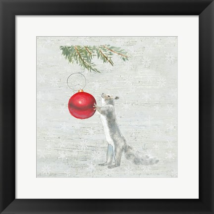 Framed Christmas Critters IV Print