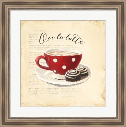 Framed Ooo La Latte Print