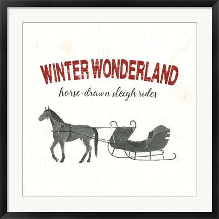 Framed Christmas in the Heartland IX Print