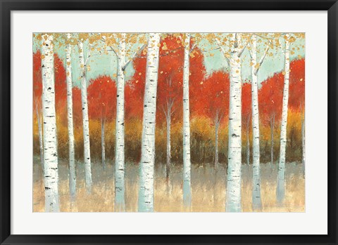 Framed Fall Promenade I Print