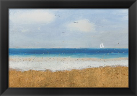 Framed Beach Horizon Print