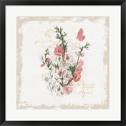 Framed French Romance III Print