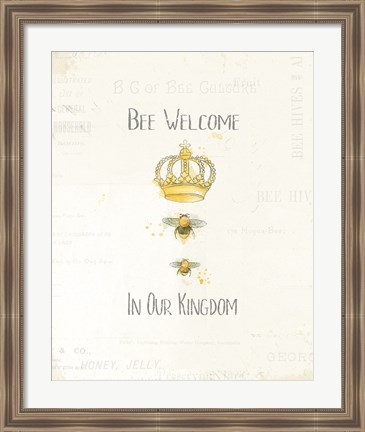 Framed Bee and Bee V Print