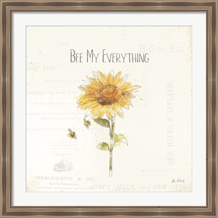 Framed Bee and Bee IV Print