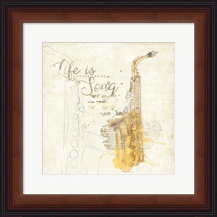 Framed Musical Gift II Print