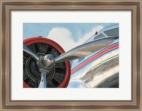 Framed Travel by Air I v2 No Words Print